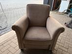 Beige fauteuil - Klein & Comfortabel, Ophalen, Gebruikt, 75 tot 100 cm, Stof
