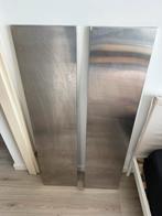Ikea shelves. Planken. Ekby mossby. Stainless steel., Ophalen, Gebruikt