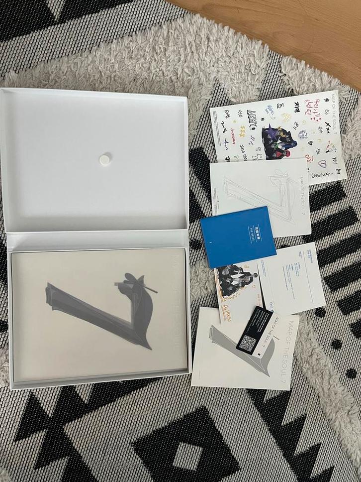BTS Map of the Soul 7 v2 (Geen Photocards/CD), Verzamelen, Muziek, Artiesten en Beroemdheden, Zo goed als nieuw, Cd of Plaat, Verzenden