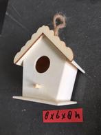 Mini vogelhuisjes (7 x 5 cm), Hobby en Vrije tijd, Knutselen, Nieuw, Ophalen of Verzenden