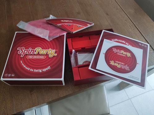 Spin Party zo goed als nieuw, Hobby en Vrije tijd, Gezelschapsspellen | Bordspellen, Ophalen of Verzenden