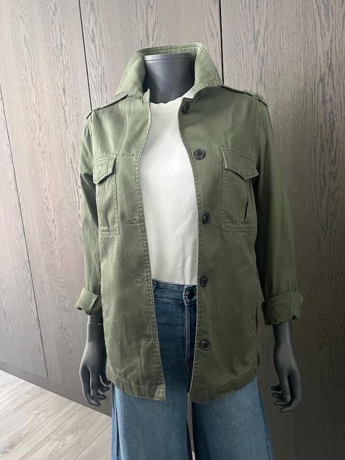 BOUTIQUE - groen jasje - 36 (S), Kleding | Dames, Jasjes, Kostuums en Pakken, Zo goed als nieuw, Jasje, Maat 36 (S), Groen, Verzenden