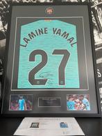 Lamine Yamal gesigneerd ingelijst FC Barcelona voetbalshirt, Ophalen of Verzenden, Zo goed als nieuw, Buitenlandse clubs, Shirt