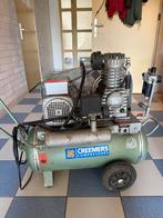 Creemers compressor mobiel 340, Doe-het-zelf en Verbouw, Compressors, Ophalen, 6 tot 10 bar, Zo goed als nieuw, 200 tot 400 liter/min