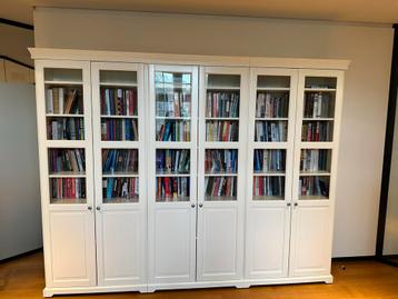 IKEA Liatorp 3x  Boekenkast met glazen deuren beschikbaar voor biedingen