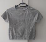 Grijze Strakke Crop Sport Top | Maat 34-36 | Nieuw | Stretch, Ophalen of Verzenden