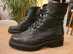 Durea Leren Enkellaarsjes / Veterlaarsjes Nieuw! 7,5 H / 41, Kleding | Dames, Schoenen, Durea, Zwart, Lage of Enkellaarzen, Nieuw