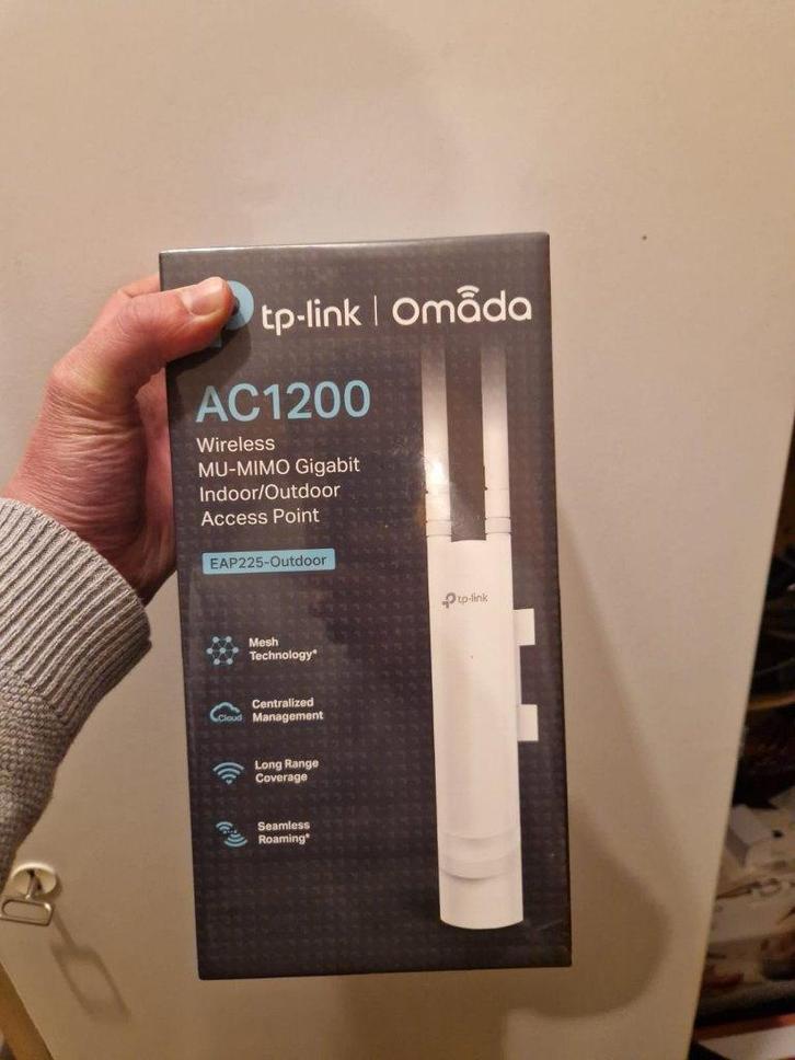 TP-Link Omada EAP225-Outdoor (nieuw in doos!), Computers en Software, Accesspoints, Nieuw, Ophalen of Verzenden