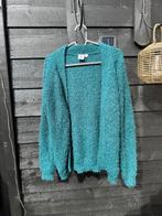 Fluffy vest turquoise maat M/L, Kleding | Dames, Blauw, Maat 38/40 (M), Ophalen of Verzenden, Zo goed als nieuw