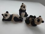 Pandaberen van steen - 3 stuks -, Verzamelen, Beelden en Beeldjes, Ophalen of Verzenden, Zo goed als nieuw, Dier