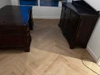 Chesterfield klassiek mahonie engels partnerdeskbureau  kast, Ophalen, Gebruikt, Bureau