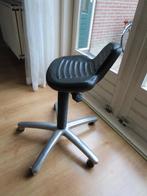 Zit / sta kruk, stahulp, hoogte 60-85 cm, Score., Ophalen, Gebruikt, Zwart, Bureaukruk