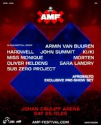 3 kaartjes AMF festival 25 oktober, Tickets en Kaartjes, Concerten | Dance, Twee personen, Oktober
