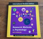 Research methods in psychology, Boeken, Ophalen of Verzenden, Alpha, Zo goed als nieuw, WO