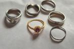 Diverse ringen set, Gebruikt, 17 tot 18, Dame, Goud