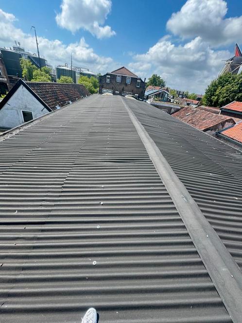 Bitumen golfplaat, Doe-het-zelf en Verbouw, Dakpannen en Dakbedekking, Zo goed als nieuw, Golfplaat, Zwart, 15 m² of meer, Ophalen of Verzenden