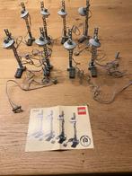 Lego trein 12v lantaarnpalen 7867 lichtmasten 8x, Kinderen en Baby's, Speelgoed | Duplo en Lego, Ophalen of Verzenden, Gebruikt