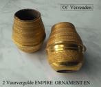 Antieke Vuurvergulde Empire ( Kandelaar ornamenten ) brons, Ophalen, Koper of Brons