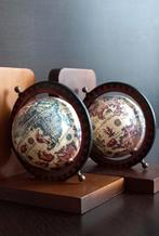 Vintage Globe Bookends, 1960s, Set of 2, Ophalen of Verzenden