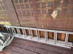 Aluminium ladder 3-delig, 6+ meter, Gebruikt, Ophalen of Verzenden, Ladder, Opvouwbaar of Inschuifbaar