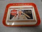 Vintage coca cola vliegenier dienblad, Ophalen of Verzenden, Gebruikt, Gebruiksvoorwerp