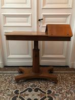 ANTIEKE ENGELSE READINGTABLE SIDETABLE MAHONIE SPECIAAL, Ophalen