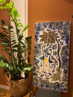 Mozaïeke tegel wanddecoratie jaren 70 K.F. van der Wilk, Ophalen
