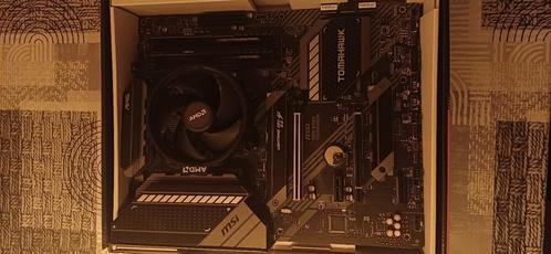 B550 Tomahawk + AMD Ryzen 5 3600 + Kingston Fury DDR4 3200, Computers en Software, Moederborden, Zo goed als nieuw, DDR4, Ophalen of Verzenden