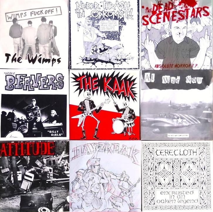 PUNK: Zeldzame Punk (o.a. NL) + Trash, Death & Hardcore (1), Cd's en Dvd's, Vinyl Singles, Single, 7 inch, Verzenden