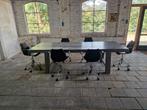 Landelijke tafel 280 cm met 6 design stoelen van Kartell®, Gebruikt, Ophalen of Verzenden, Nb, Nb