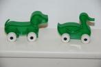 Hondje 1 x en eendje 1 x groen., Ophalen of Verzenden, Nieuw, Jongen of Meisje