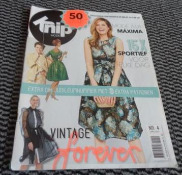 Knipmode nummer 4 april 2019 alle patronen in mt 34 tm 54 XL beschikbaar voor biedingen