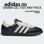 Adidas Samba OG "75th Anniversary" JP5282  maat 10 / 44, Zwart, Nieuw, Ophalen of Verzenden, Sneakers of Gympen