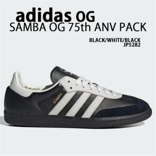 Adidas Samba OG "75th Anniversary" JP5282  maat 10 / 44, Kleding | Heren, Schoenen, Nieuw, Sneakers of Gympen, Zwart, Ophalen of Verzenden