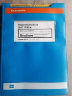 Werkplaatsboek Vw Golf 3 + Cabrio 1.8 Inspuitsysteem AAM ABS, Ophalen of Verzenden, Gelezen, Volkswagen