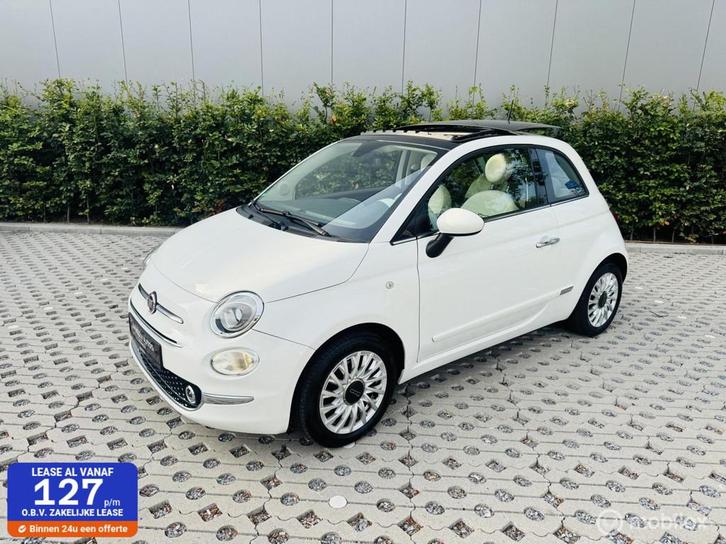 Fiat 500 0.9 TwinAir Turbo Lounge Pano, Auto's, Fiat, Bedrijf, Te koop, ABS, Airbags, Airconditioning, Alarm, Bluetooth, Boordcomputer