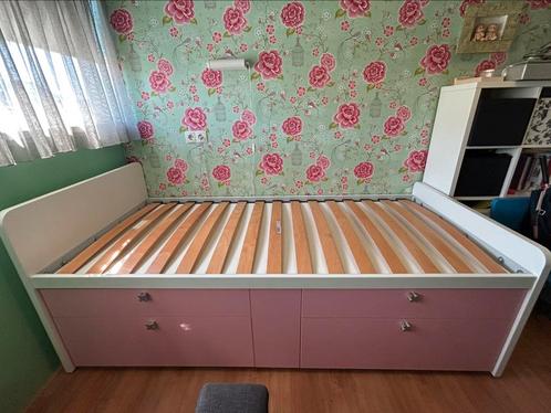 Battistella kajuitbed, Kinderen en Baby's, Kinderkamer | Bedden, Zo goed als nieuw, 180 cm of meer, 85 tot 100 cm, Lattenbodem