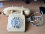 Ivoor kleurige draaischijf telefoon er zit geluid in, Telecommunicatie, Vaste telefoons | Niet Draadloos, Ophalen of Verzenden