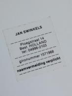 Seth Gaaikema originele foto Jan Swinkels, Verzamelen, Ophalen of Verzenden, 1980 tot heden, Zo goed als nieuw, Overige onderwerpen