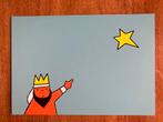 Kerstkaart Dick Bruna - Koning wijst naar Ster van Bethlehem, Diversen, Kerst, Ophalen of Verzenden, Nieuw