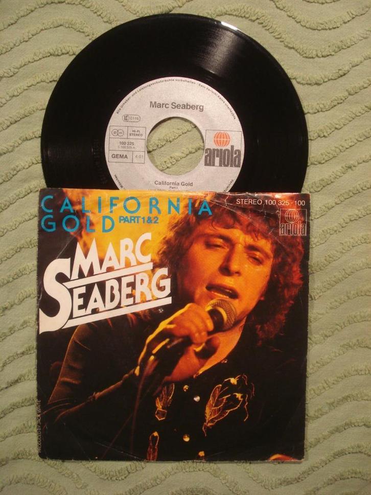 Marc Seaberg 7" Vinyl Single: ‘California gold’ (Duitsland), Cd's en Dvd's, Vinyl Singles, Single, Pop, 7 inch, Ophalen of Verzenden