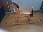 Beuken Houten hobbelpaard met afneembare beugel, Ophalen, Gebruikt