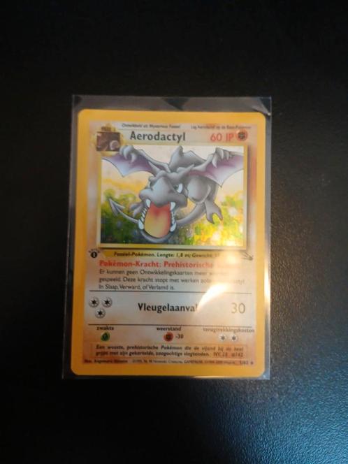 Aerodactyl 1/62, Hobby en Vrije tijd, Verzamelkaartspellen | Pokémon, Zo goed als nieuw, Losse kaart, Ophalen of Verzenden