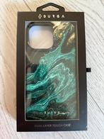 Burga case green marble, Ophalen of Verzenden, Zo goed als nieuw, IPhone 14 Pro Max, Frontje of Cover