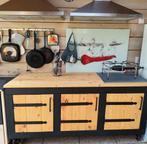 Prachtige Douglashouten Buitenkeuken met BBQ & G4, Ophalen of Verzenden, Nieuw, Houtskool