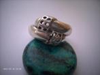Een mooie Oude Zilveren Fantasie Ring, Verzenden, Zilver, Ring
