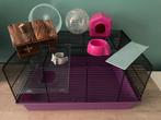 Hamsterkooi met leuke accessoires, Dieren en Toebehoren, Minder dan 60 cm, Kooi, Minder dan 75 cm, Ophalen of Verzenden