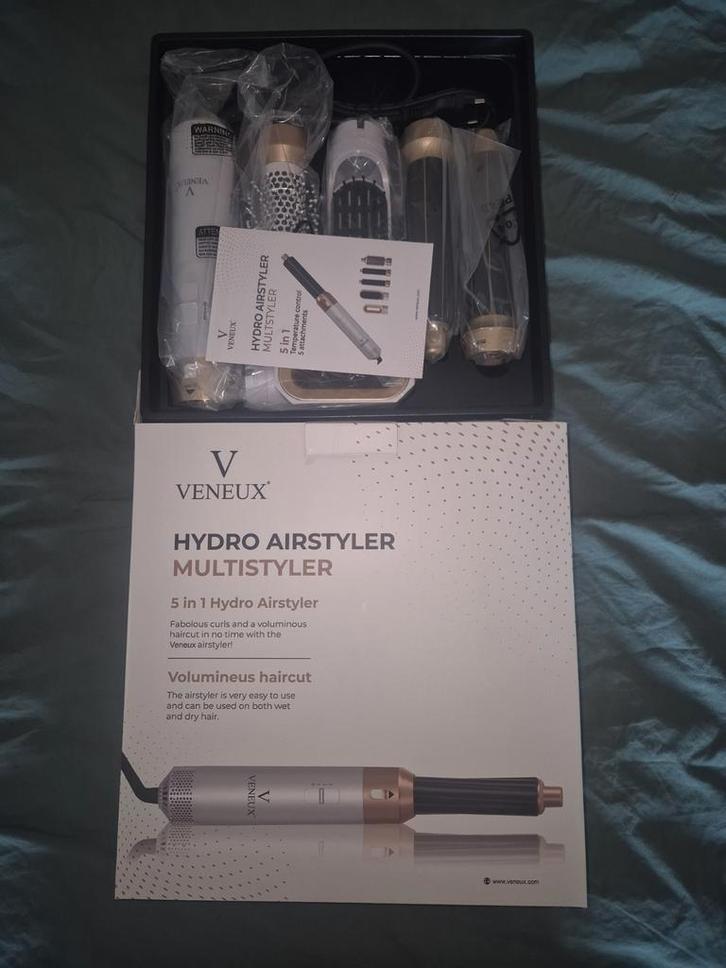 Veneux Hydro Airstyler Multistyler - Nieuw!, Witgoed en Apparatuur, Persoonlijke-verzorgingsapparatuur, Nieuw, Haarverzorging