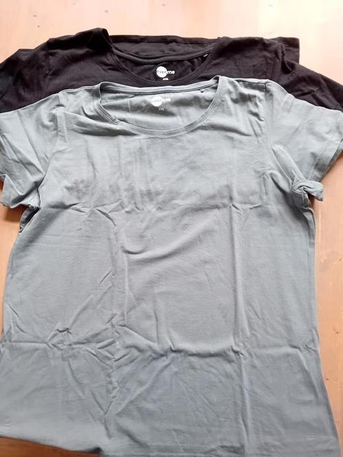 2 t shirts xxl, Kleding | Dames, T-shirts, Zo goed als nieuw, Maat 46/48 (XL) of groter, Blauw, Korte mouw, Ophalen of Verzenden