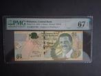 1 dollar Bahamas unc 2015 PMG 67, Ophalen of Verzenden, Noord-Amerika, Los biljet